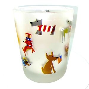 One, NWOT Patriotic Tumbler with Cute Dogs including a Dachshund, Poodle, Etc!